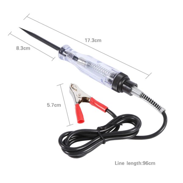 car circuit tester copper dc 6v 12v 24v voltage auto vehicle gauge test light auto light lamp voltage test pen detector
car circuit tester copper dc 6v 12v 24v voltage auto vehicle gauge test light auto light lamp voltage test pen detector