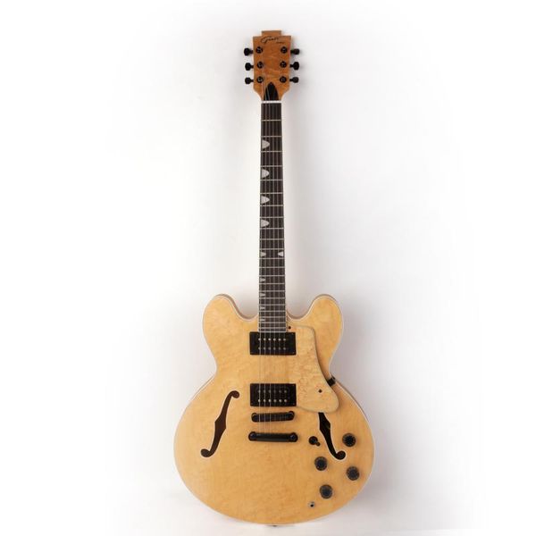 good quality jazz hollow body f hole birdeye electric guitar
good quality jazz hollow body f hole birdeye electric guitar