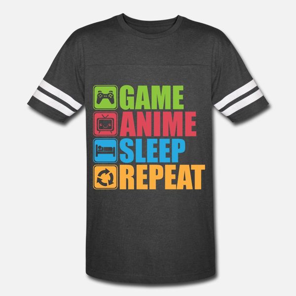 anime, game, sleep, repeat icon pictogram t shirt men designer 100% cotton round neck clothes anti-wrinkle funny summer style kawaii shirt
anime, game, sleep, repeat icon pictogram t shirt men designer 100% cotton round neck clothes anti-wrinkle funny summer style kawaii shirt