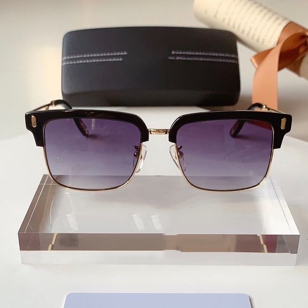 new fashion designer luxury square classic sunglasses for men and women half frame popular vintage style outdoor 1073 with case, White;black
new fashion designer luxury square classic sunglasses for men and women half frame popular vintage style outdoor 1073 with case, White;black