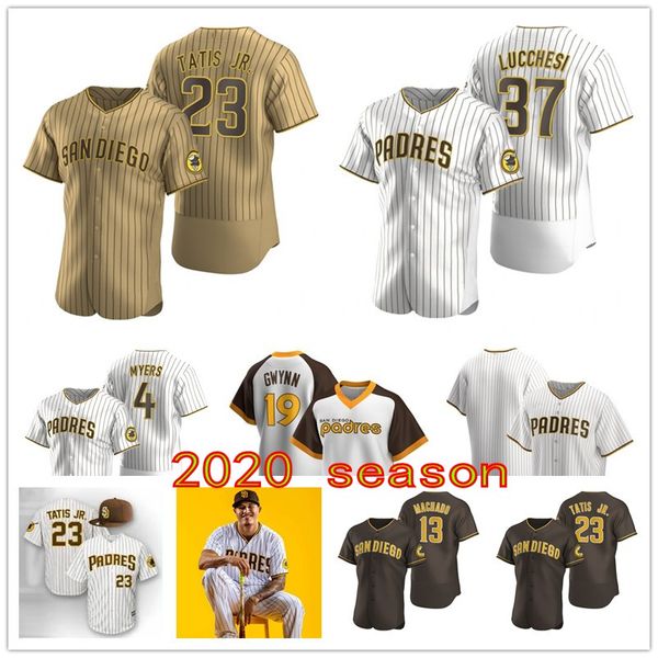 San Diego 2020 Manny Machado Eric Hosmer Wil Myers Luis Urias Austin Hedges Fernando Tatis Jr Mejia Wil Myers Baseball Jersey S-4xl