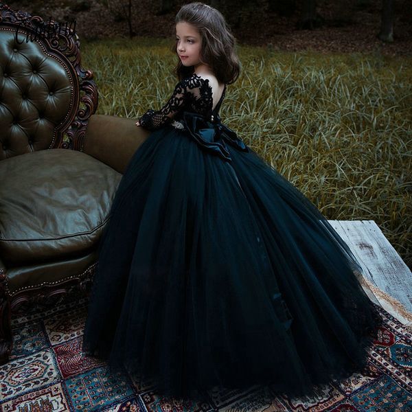 girl's dresses 2021 flower girls dress for wedding long sleeves lace appliques ball gown elegant birthday pageant gowns with bow, Red;yellow
girl's dresses 2021 flower girls dress for wedding long sleeves lace appliques ball gown elegant birthday pageant gowns with bow, Red;yellow