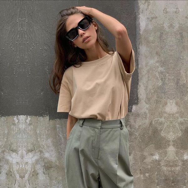 loose crew neck ladies short sleeve breathable womens designer womens tshirt fashion soild color tees, White
loose crew neck ladies short sleeve breathable womens designer womens tshirt fashion soild color tees, White