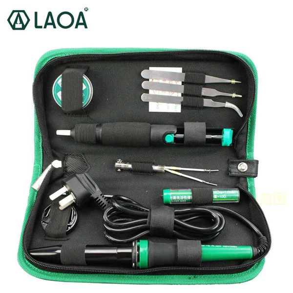 laoa 30w 220v/110v electric soldering iron set electronic iron kit welding gun repair tools with solder paste tweezers tin wire
laoa 30w 220v/110v electric soldering iron set electronic iron kit welding gun repair tools with solder paste tweezers tin wire