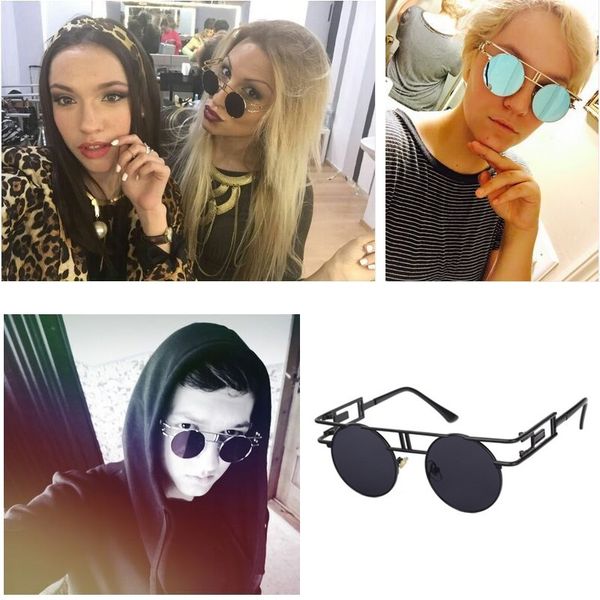steampunk sunglasses men women round punk sun glasses for man vintage retro mirrored hip hop woman unisex, White;black
steampunk sunglasses men women round punk sun glasses for man vintage retro mirrored hip hop woman unisex, White;black