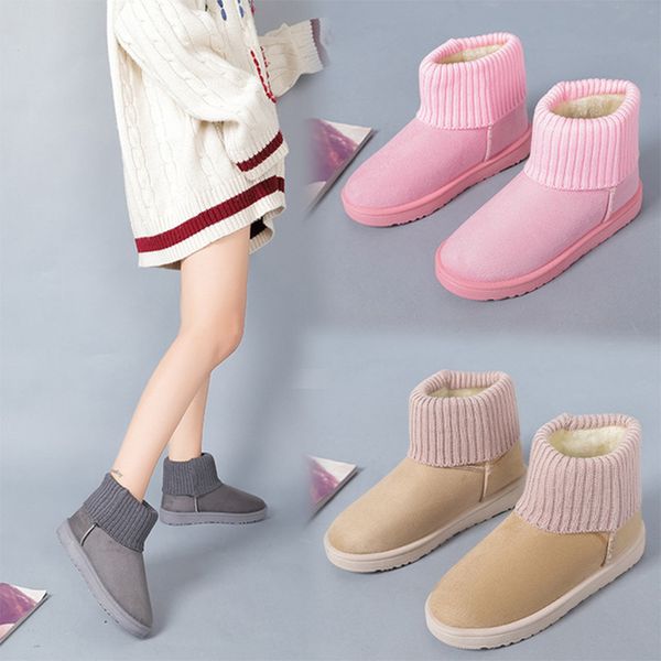 winter snow boots women korean version warm cotton boots plus velvet tube snow frosted women's, Black
winter snow boots women korean version warm cotton boots plus velvet tube snow frosted women's, Black