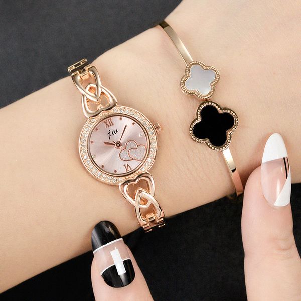 new korean-style academic student bracelet watch ring diamond rose gold womens fashion casual watch, Slivery;brown
new korean-style academic student bracelet watch ring diamond rose gold womens fashion casual watch, Slivery;brown