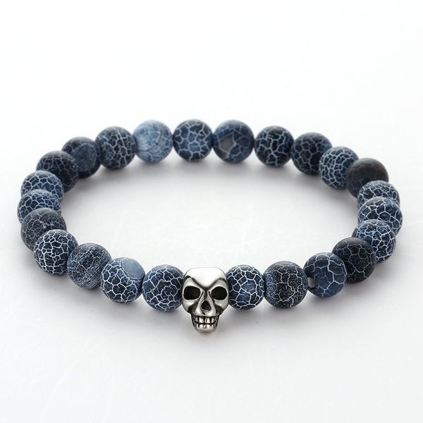 beaded, strands classic natural stone buddha beads elastic bracelet women men fashion personality stainless steel skull jewelry, Black
beaded, strands classic natural stone buddha beads elastic bracelet women men fashion personality stainless steel skull jewelry, Black