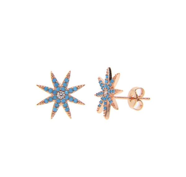 2017 new arrive fashion jewelry mciro pave turquoise star north star studs rose gold silver stud01, Golden;silver
2017 new arrive fashion jewelry mciro pave turquoise star north star studs rose gold silver stud01, Golden;silver