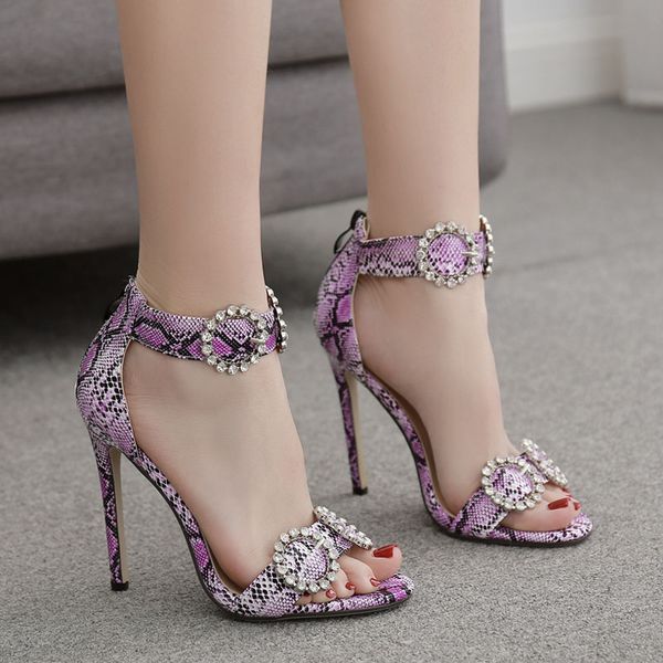 new summer women's sandals 2020 fashion purple snake pattern fine rhinestone word buckle women's shoes high quality, Black
new summer women's sandals 2020 fashion purple snake pattern fine rhinestone word buckle women's shoes high quality, Black