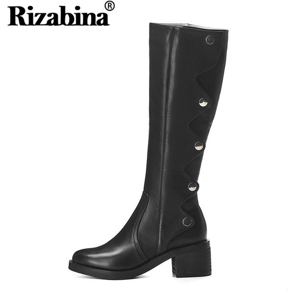 rizabina genuine leather ladies knee high boots round toe beads classics knight boots footwear size 33-42, Black
rizabina genuine leather ladies knee high boots round toe beads classics knight boots footwear size 33-42, Black