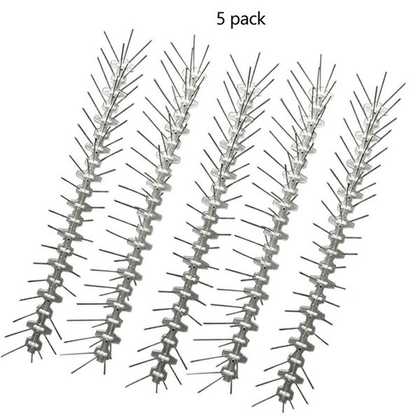 5pcs effective bird spike easy apply wall fence safe pest sstainless steel 
5pcs effective bird spike easy apply wall fence safe pest sstainless steel