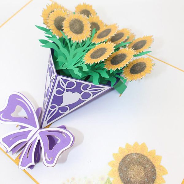 greeting gift cards sunflower bouquet 3d stereo card festival postcard blank paper handmade cut for invitations gifts
greeting gift cards sunflower bouquet 3d stereo card festival postcard blank paper handmade cut for invitations gifts