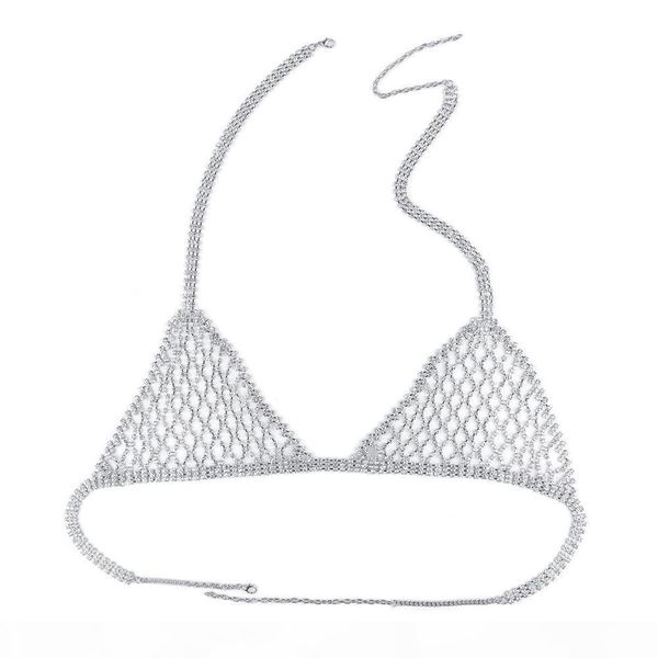 ladies bra panties jewelry crystal body chain rhinestone lingerie belly chains beach bikini underwear romantic gift, Silver
ladies bra panties jewelry crystal body chain rhinestone lingerie belly chains beach bikini underwear romantic gift, Silver