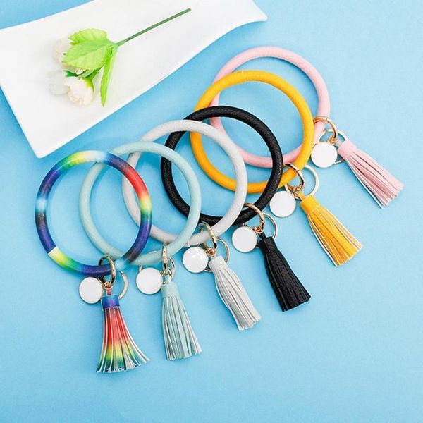 pu leather o key chain wristlet bracelet glitter jelly bracelets keychains custom circle tassel wristlet bracelet keychains, Black
pu leather o key chain wristlet bracelet glitter jelly bracelets keychains custom circle tassel wristlet bracelet keychains, Black