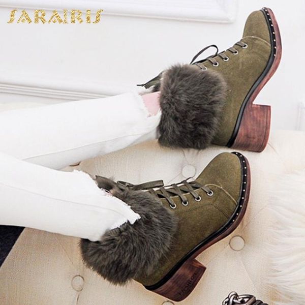 sarairis 2020 big size 43 lace up keep warm plush add fur winter ankle boots women shoes cow suede leather snow boots, Black
sarairis 2020 big size 43 lace up keep warm plush add fur winter ankle boots women shoes cow suede leather snow boots, Black