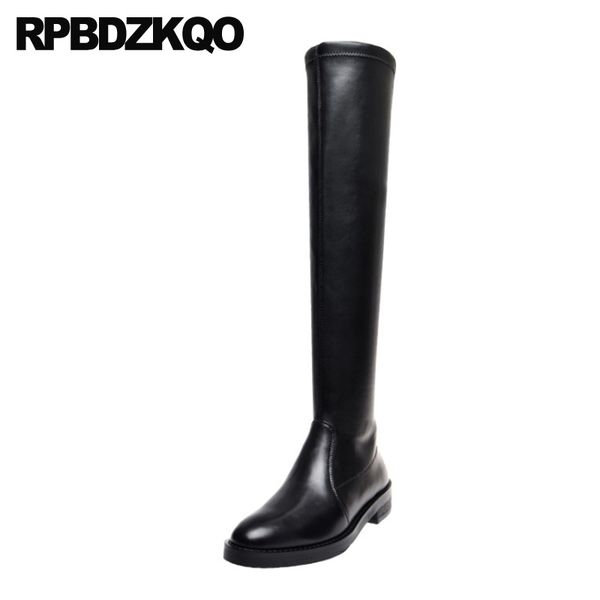 shoes black designer autumn suede slim thigh women boots round toe genuine leather chunky fall over the knee tall long zipper
shoes black designer autumn suede slim thigh women boots round toe genuine leather chunky fall over the knee tall long zipper