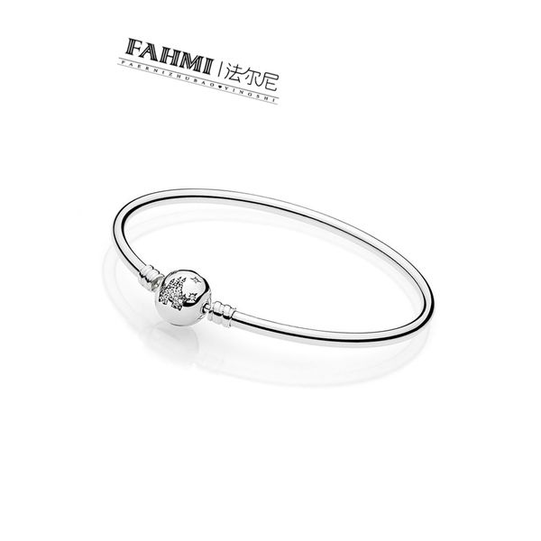 fahmi 100% 925 sterling silver limited 1:1 597145cz park castle bangle fit diy jewellery original fashion women's jewelry, Black
fahmi 100% 925 sterling silver limited 1:1 597145cz park castle bangle fit diy jewellery original fashion women's jewelry, Black