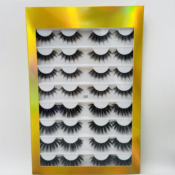 16 pairs mink false eyelashes natural fake full strip eye lashes curly long make up lash with laser box
16 pairs mink false eyelashes natural fake full strip eye lashes curly long make up lash with laser box