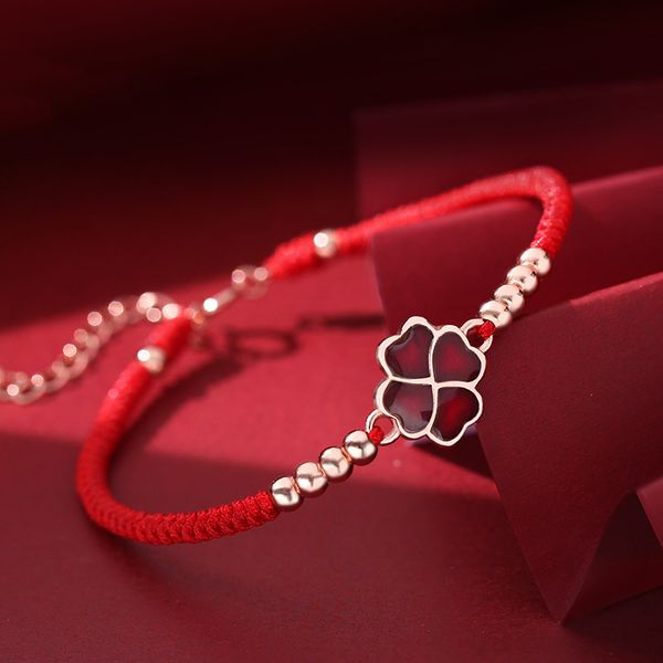 fashion new clover bracelet temperature sensor change color tanabata valentine's day birthday gift red hand strap sale, Golden;silver
fashion new clover bracelet temperature sensor change color tanabata valentine's day birthday gift red hand strap sale, Golden;silver