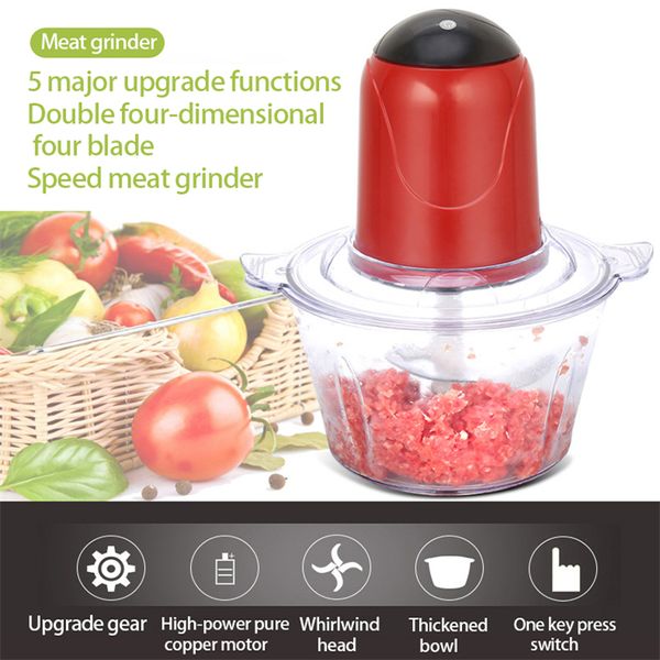 2l automatic electric meat grinder multifunctional mixer processor electric blender chopper kitchen meat slicer cutter
2l automatic electric meat grinder multifunctional mixer processor electric blender chopper kitchen meat slicer cutter