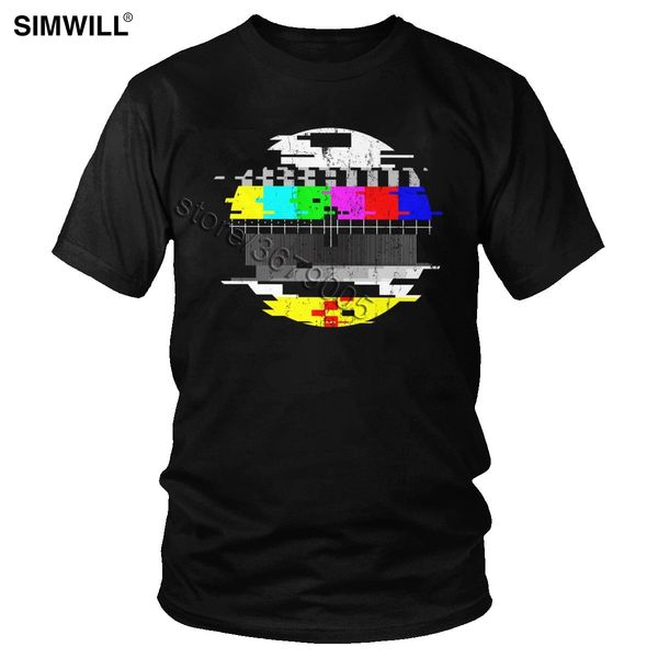 classic vintage glitched tv test card graphic t-shirt men's short sleeve glitch art t shirt brand design print tee clothes
classic vintage glitched tv test card graphic t-shirt men's short sleeve glitch art t shirt brand design print tee clothes