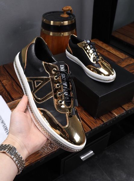 2021 latest color matching leather men 's casual shoes ,fashion breathable sports shoes ,wild shoes ,original box packaging :38 -44, Black
2021 latest color matching leather men 's casual shoes ,fashion breathable sports shoes ,wild shoes ,original box packaging :38 -44, Black