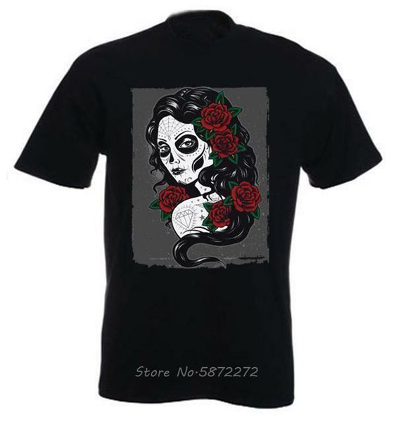 day of the dead tattoo girl t shirt dia de muertos sugar skull marigold tshirt men cotton adults casual tee shirt
day of the dead tattoo girl t shirt dia de muertos sugar skull marigold tshirt men cotton adults casual tee shirt