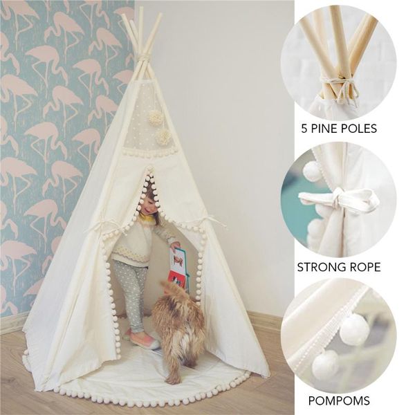 tents and shelters 1.5m portable children's tipi play house kids cotton canvas tent wigwam child little teepee room decoration
tents and shelters 1.5m portable children's tipi play house kids cotton canvas tent wigwam child little teepee room decoration