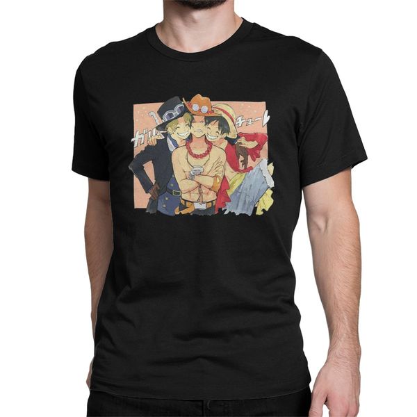 men t-shirts one piece japanese anime funny cotton tees short sleeve luffy ace and sabo friendship forever t shirts o neck
men t-shirts one piece japanese anime funny cotton tees short sleeve luffy ace and sabo friendship forever t shirts o neck