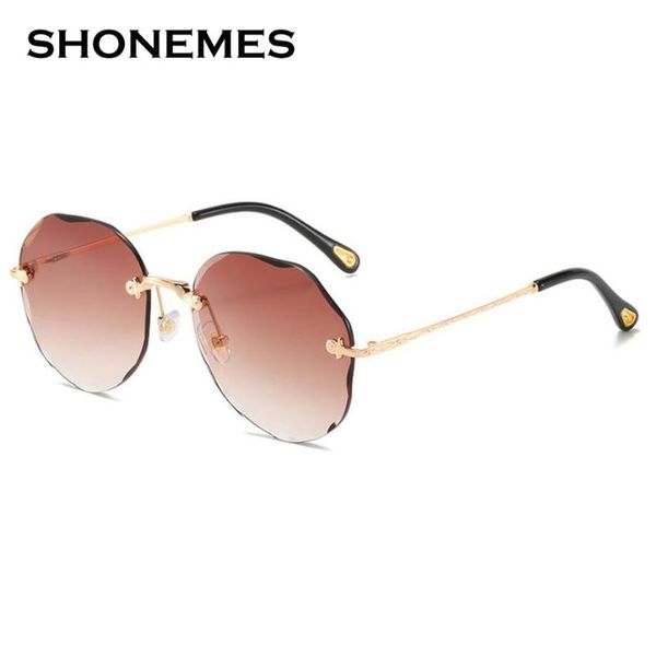 sunglasses gradient women rimless shades vintage diamond ladies sun glasses uv400 outdoor ocean, White;black
sunglasses gradient women rimless shades vintage diamond ladies sun glasses uv400 outdoor ocean, White;black