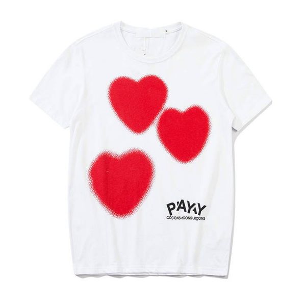 casual t shirt for men summer fashion print round neck short sleeves mens womens t shirt heart tees 2020 for wholesale, White;black
casual t shirt for men summer fashion print round neck short sleeves mens womens t shirt heart tees 2020 for wholesale, White;black