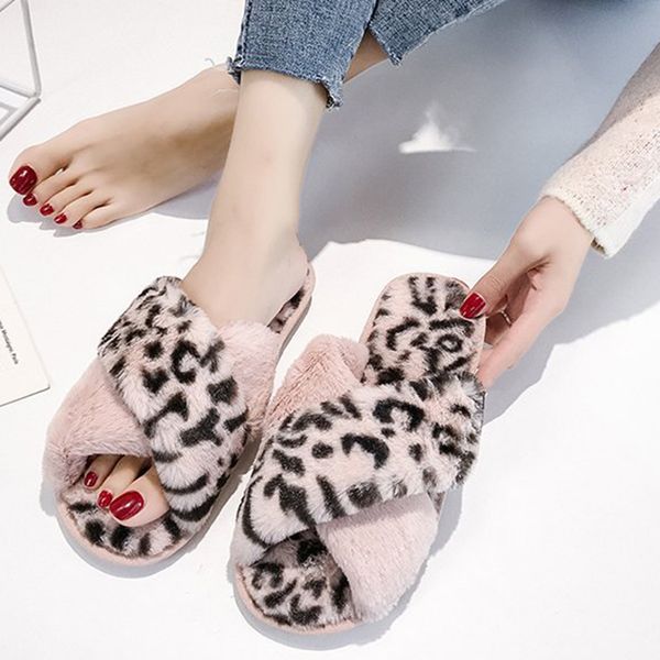leopard fur женщины тапочки зима теплая крытый плюшевые плоский скольжению на дом обувь женщины вскользь slide home floor тапочки, Black
leopard fur женщины тапочки зима теплая крытый плюшевые плоский скольжению на дом обувь женщины вскользь slide home floor тапочки, Black