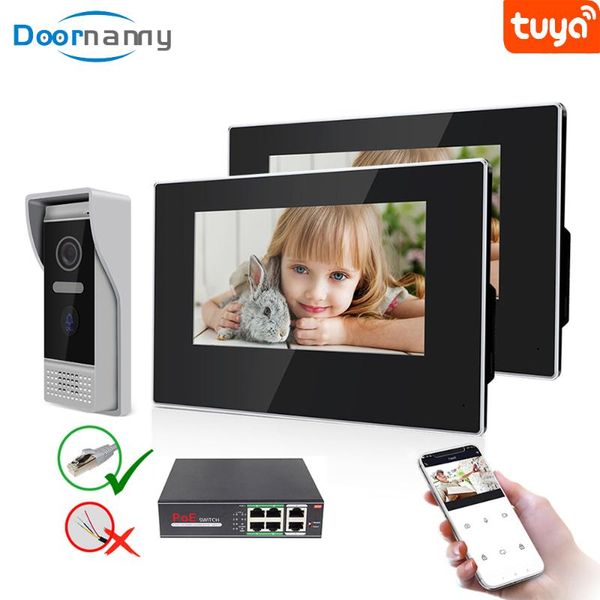 doornanny смарт видеодомофон wifi для дома apartment видео eye глазок poe коммутатор villa интерком kit 1doorbell для 2monitor
doornanny смарт видеодомофон wifi для дома apartment видео eye глазок poe коммутатор villa интерком kit 1doorbell для 2monitor