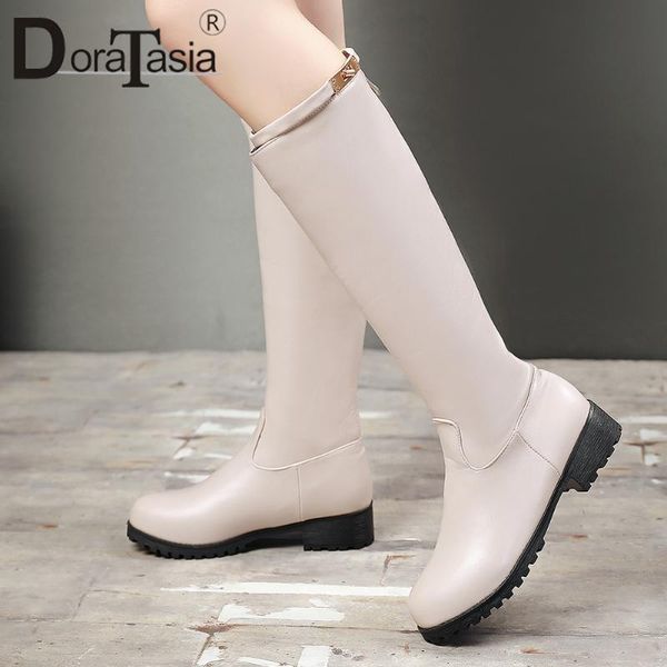 doratasia female solid round toe platform low heel boots daily office boots women metal black mid calf winter shoes woman
doratasia female solid round toe platform low heel boots daily office boots women metal black mid calf winter shoes woman