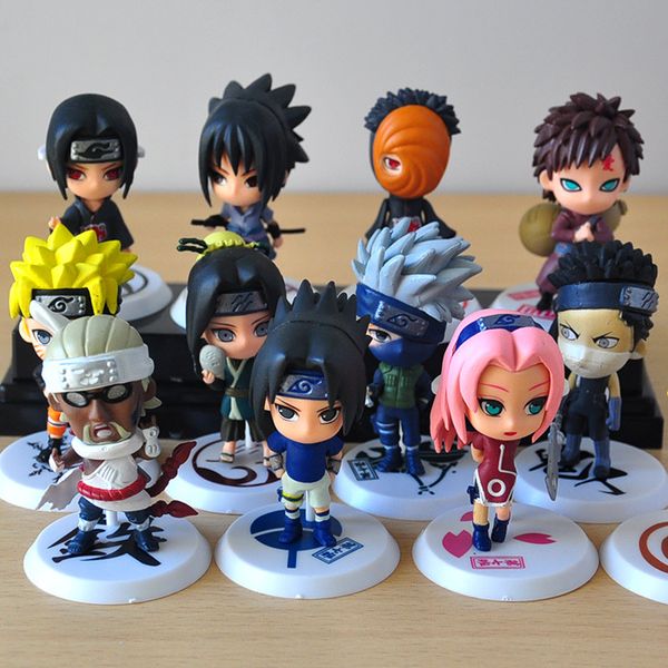 6pcs/lot 7cm japan jump comics naruto action figures kakashi sakura sasuke itachi obito gaara pvc toys model figurine y200811
6pcs/lot 7cm japan jump comics naruto action figures kakashi sakura sasuke itachi obito gaara pvc toys model figurine y200811