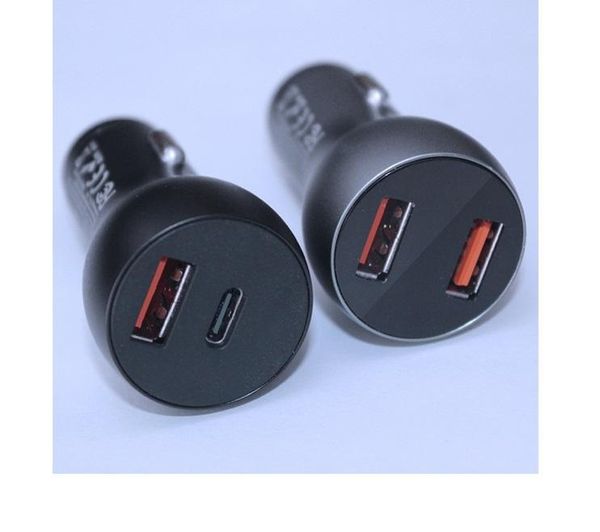 aluminum alloy shell 36w qc 3.0 2 usb pd car charger adapter for smart phone tablet pc 30pcs/lot
aluminum alloy shell 36w qc 3.0 2 usb pd car charger adapter for smart phone tablet pc 30pcs/lot
