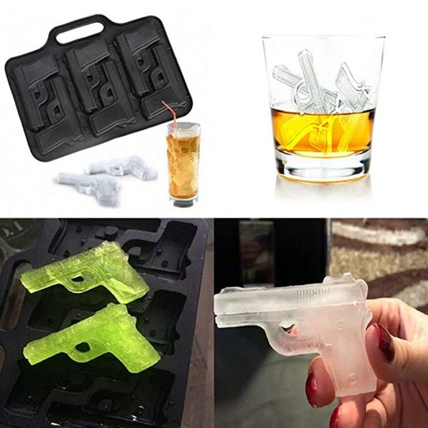 creative ice tray mould 6 pistol-shaped chocolate cake ice lattice tray mold home party bar food grade ice cube maker molds vt1523
creative ice tray mould 6 pistol-shaped chocolate cake ice lattice tray mold home party bar food grade ice cube maker molds vt1523