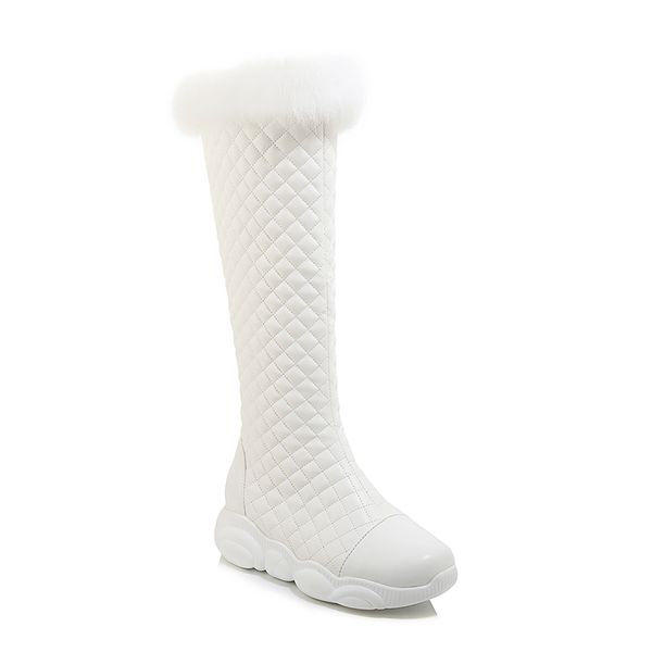 winter warm plush knee high boots women comfy flat heel snow boots slip on woman shoes black white
winter warm plush knee high boots women comfy flat heel snow boots slip on woman shoes black white
