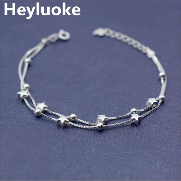 2020 new bileklik korean fashion multi-layer jewelry frosted five-pointed star chain box female bracelet, Red;blue
2020 new bileklik korean fashion multi-layer jewelry frosted five-pointed star chain box female bracelet, Red;blue