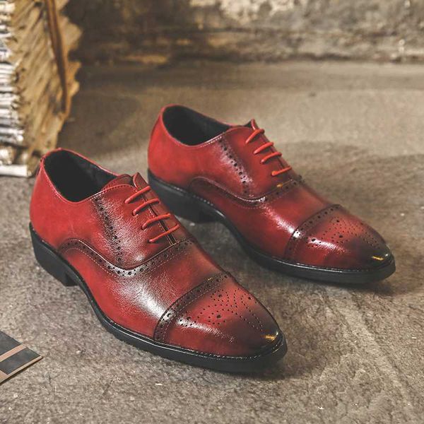 yomior vintage business men casual leather shoes spring autumn formal dress loafers wedding brogue shoes designer high quality, Black
yomior vintage business men casual leather shoes spring autumn formal dress loafers wedding brogue shoes designer high quality, Black