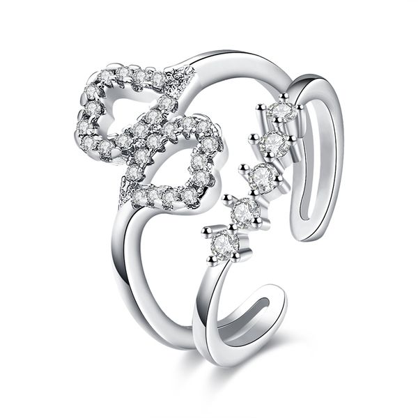 cute two love hearts fashion rings women/girls shiny cz crystal cubic zirconia crystal white/rose gold color ring, Golden;silver
cute two love hearts fashion rings women/girls shiny cz crystal cubic zirconia crystal white/rose gold color ring, Golden;silver