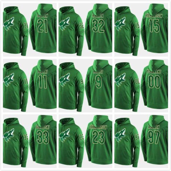 2019 st. patricks day hoodies jersey 9 clayton keller 23 oliver ekman-larsson 32 antti raanta 19 shane doan 16 max domi 97 jeremy roenick, Black;red
2019 st. patricks day hoodies jersey 9 clayton keller 23 oliver ekman-larsson 32 antti raanta 19 shane doan 16 max domi 97 jeremy roenick, Black;red