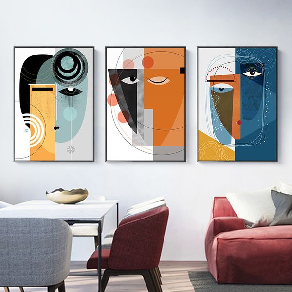 geometric abstract fashion woman face wall art canvas painting nordic poster and prints wall pictures for living room decoration
geometric abstract fashion woman face wall art canvas painting nordic poster and prints wall pictures for living room decoration
