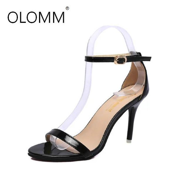 sandals cute women summer high heel fish head open-toed large size shoes sandalias de verano para mujer, Black
sandals cute women summer high heel fish head open-toed large size shoes sandalias de verano para mujer, Black