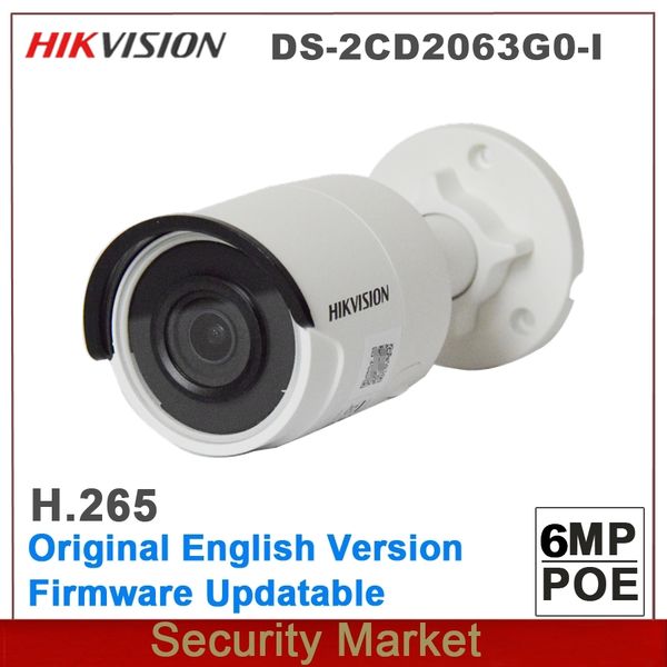 hikvision English DS-2CD2063G0-I 6MP replace DS-2CD2055FWD-I mini bullet POE network IP IR metal camera support H265
hikvision English DS-2CD2063G0-I 6MP replace DS-2CD2055FWD-I mini bullet POE network IP IR metal camera support H265