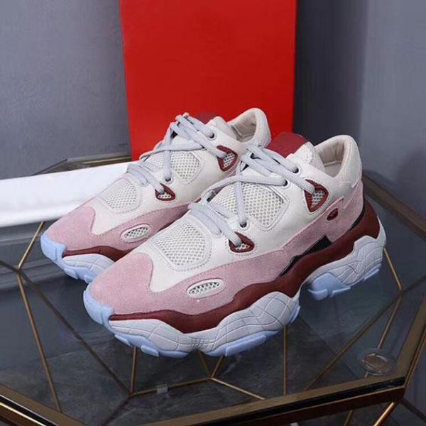2020 new high-end designer shoe fashion leather sewing casual shoes classic dad shoes tennis shoe comfortable thick bottom package complete, Black
2020 new high-end designer shoe fashion leather sewing casual shoes classic dad shoes tennis shoe comfortable thick bottom package complete, Black
