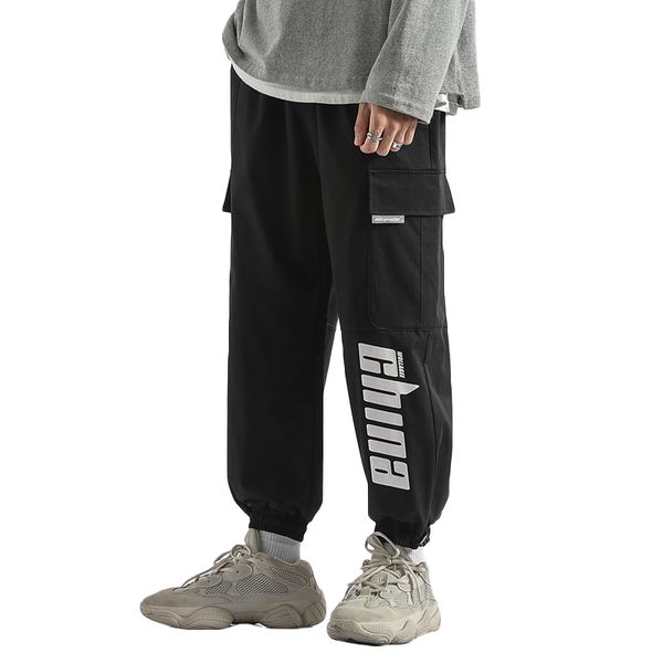 autumn and winter new fattening plus size casual pants men's overalls japanese trend, Black
autumn and winter new fattening plus size casual pants men's overalls japanese trend, Black