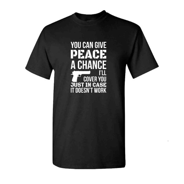new printed fashion t shirt give peace a chance patriotic american gun gift second amendment pro usa t-shirtfunny tees
new printed fashion t shirt give peace a chance patriotic american gun gift second amendment pro usa t-shirtfunny tees