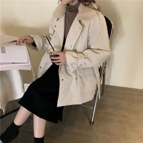 women's down & parkas make firm offers to han edition relaxed joker in long cotton-padded clothes maomao get upset warm coat, Black
women's down & parkas make firm offers to han edition relaxed joker in long cotton-padded clothes maomao get upset warm coat, Black